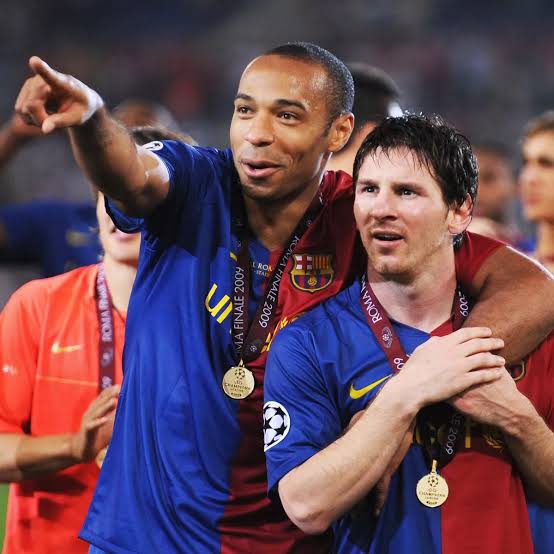 Thierry Henry insists Lionel Messi is not the best player he ever played  with - The Mirror