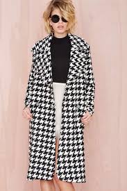 Black And White Houndstooth Coat Women S These Coats Will Brighten Your Cold Day Commute Houndstooth Coat Fashion Winter Fashion Coats