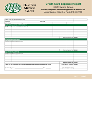 Report to congress on reductions of consumer credit card limits based on certain information as to experience or transactions of the consumer. Fillable Sample Credit Card Expense Report Template Printable Pdf Download