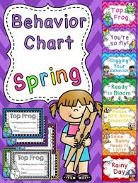 Spring Behavior Chart