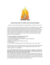 A registered yoga teacher (ryt) credential is earned by yoga teachers whose training and teaching experience meet yoga alliance standards. Application Teacher S Training Hot House Yoga