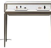 Modern Jewelry Display Table | Tapered Legs | Displays2Go