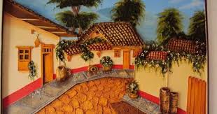 Pin De David Gil Artista En Paisaje Colombiano Patchwork Sin Agujas Agujas Paisajes