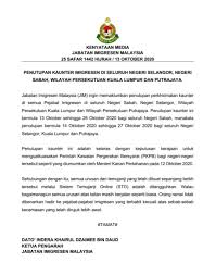 Jabatan imigresen malaysia, wilayah persekutuan kuala lumpur. Kenyataan Media Jabatan Jabatan Imigresen Malaysia Facebook