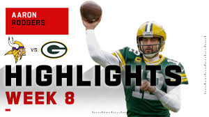 Aaron Rodgers Fights Back Against Vikings W 3 Tds Nfl 2020 Highlights Youtube Rodgers played college football at california, where he set several career passing records.