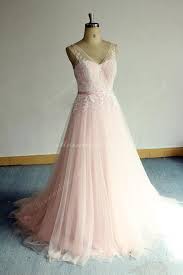 Dieser pinnwand folgen 184 nutzer auf pinterest. Romantische Aline Rosa Tull Brautkleid Elegante Etsy