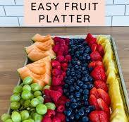 Simple Fruit Platter - Easy and Healthy