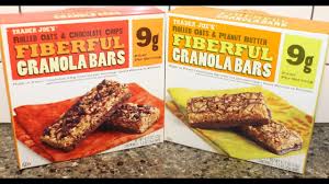 Trader Joe S Fiberful Granola Bars Rolled Oats Chocolate Chip Rolled Oats Peanut Butter Review Youtube