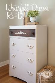 Just choose your wood, stain colour and. Waterfall Dresser Not A Huge Fan Salvaged Inspirations