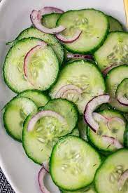 Once at a boil, remove from heat and add 2 handfuls of ice. Quick And Easy Cucumber Salad Recipe The Dinner Bite