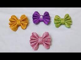 لو عندك بواقى وقصاقيص فوم محيراكى بعد الفيديو ده هتحبيها واتحداكى عمل فيونكه من الفوم youtube projects to try paper band