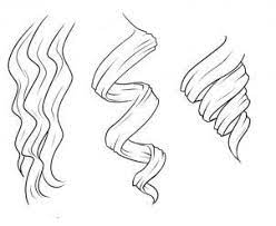 How To Draw Curly Hair Draw Curls Step 1 Wavy Loose Curly Ringlets Coil Barrel Curl Curly Hair Drawing How To Draw Hair How To Draw Anime Hair