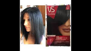 It's so dark it almost looks black. Vidal Sassoon Midnight Muse Blue Nina Gilhousen Youtube