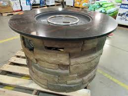 Bond canyon ridge fire pit. Bond Canyon Ridge 36 6 In W 50 000 Btu Brown Composite Liquid Propane Fire Column 67385 Mn Home Outlet Auction Burnsville 56 K Bid