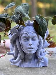 Goddess Head Planter