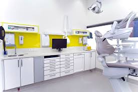 Love The Vibrant Yellow Splashback Glo Dental Cockburn Central Western Australia Ego Squared De Dental Office Design Dental Design Clinic Interior Design