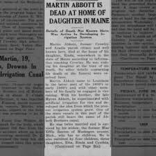 Obituary for MARTIN ABBOTT