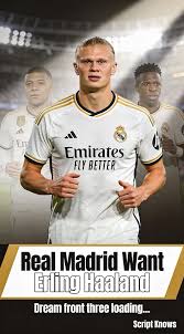 🚨 TRANSFER RUMOUR 🚨 Real Madrid are reportedly pushing to sign Erling Haaland as early as this summer, according to @ESPN #realmadrid #erlinghaaland #mbappe #Vinicius #transferrumours #footballnews #espn