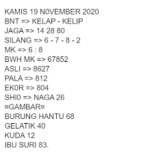 Kodok Sakti Kamis Bah
