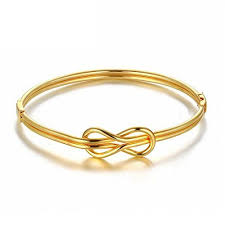 Bcm Jewelry 18k Gold Nautical Sailor S Love Knot Bracelet For Women Men S Stainless Steel Infinity Endless Lo Stainless Steel Bracelet Bangles Bangle Bracelets
