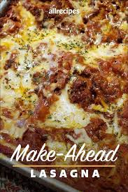 American Lasagna Recipe In 2020 Lasagna Make Ahead Lasagna Recipes