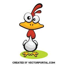 Crazy Bird From Finding Dory Crazy Chicken Cartoon Vector Clip Art Chicken Cartoon Funny Cartoons Vector Cartoon Chicken