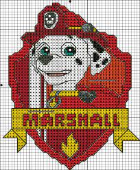 Dessin pat patrouille a imprimer 25940 coloriage pat patrouille. Paw Patrol Marshall Schema Punto Croce Padroes De Telas Padroes De Lona De Plastico Padroes De Ponto Cruz Gratuitos
