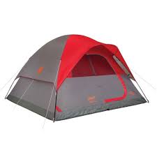 Coleman Flatwoods Ii 6 Person Dome Tent Gray Red Target