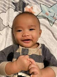 This is Liam at 4 months, the first grandson of Marvin and Marivic Stanton