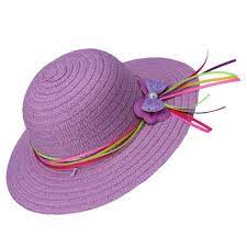 Robot Check Girl With Hat Straw Sun Hat Girls Cap