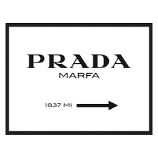 Bild Prada Marfa Mode Wandkunst Bilder Moderne Poster