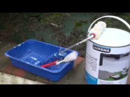 Peinture luxens cuisine leroy merlin champagne godme. Peinture De Pot De Fleur En Ciment Youtube