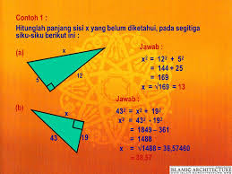 Tentukan nilai x pada gambar segitiga berikut. Teorema Pythagoras Dan Perbandingan Trigonometri Ppt Download