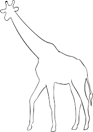Je te conseille du jaune pour le corps, du orange pour les petits. Svg Pochoir Dessin Girafe Image Et Icone Svg Gratuite Svg Silh