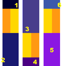 A combination of one warm and one cold color is always created. Medium To Dark Blue Complementary Colors
