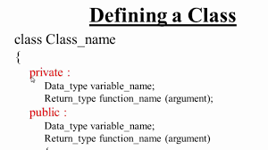 Classes also determine the forms of objects. 48 Class And Defining A Class In C Hindi Youtube