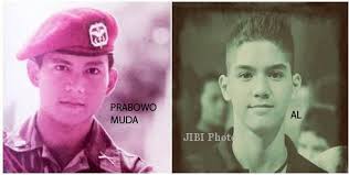 Prabowo sewaktu muda memiliki paras yang menawan. Prabowo Muda Mirip Al Ahmad Dhani Sepakatkah Anda