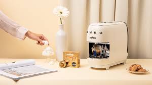 It takes just the touch of a button to brew the perfect cup of coffee. Lavazza Australia Launches Smeg Capsule Coffee Machine Collection Beanscene