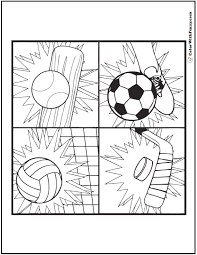 In fact, coloring books are even reported to be the best alternative to traditional forms of meditation as they allow the mind to relax, enter into a state of. 121 Sports Coloring Sheets Customize And Print Pdf