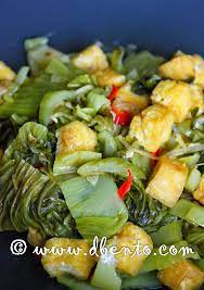 Cara Memasak Sayur Asin Tumis Tahu Dan Ebi Resep Sayuran Resep Masakan Indonesia Tumis