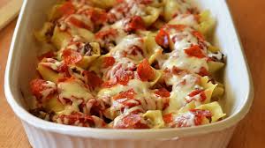 Pizza Stuffed Pasta Shells Recipe Stuffed Pasta Shells Recipes Cooking