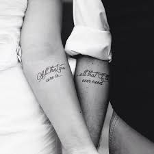 Matching couple tattoos offer the ultimate commitment by decorating your skin in a way to commemorate your relationship. 175 Of The Best Couple Tattoo Designs That Will Keep Your Love Forever