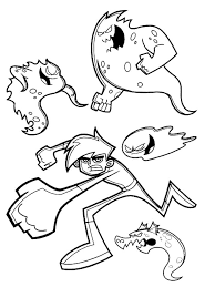 Drawings disney art danny phantom cartoon art cartoon characters american dragon art disney and dreamworks fan art. Magnificent Danny Phantom Coloring Page Free Printable Coloring Pages For Kids