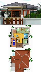 3 bedrooms 2 bathrooms house plans. 3 Bedrooms House Design Plan 15x20m Home Ideas