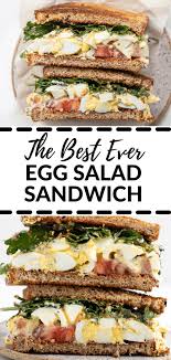 Ad Best Egg Salad Sandwich Ever This Egg Salad Is So Easy To Make Puts A Fun Twist On The Classic Recipe By Us Egg Salad Sandwiches Egg Salad Salad Sandwich