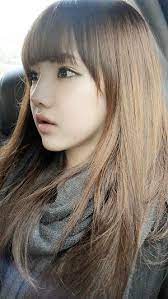 Straight Bangs W Sides Slightly Longer Hair Inspiration Ulzzang Hair Asian Hair