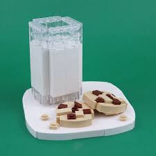 Cookies And Milk Lego Creations Cool Lego Creations Legos