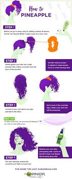 What Is How To Pineapple Hair Curly Hair Tips Garnier In 2020 Curly Hair Styles Curly Hair Up Hair Hacks