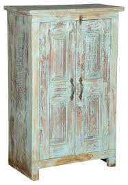 Where to place barn door handles: In Stock Bankston Distressed Reclaimed Wood 2 Door Storage Cabinet Farmhouse Storage Cabinets By Sierra Living Concepts Houzz