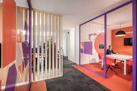 Maybe you would like to learn more about one of these? Rs Components Offices Milan Office Snapshots Home Office Setup Colorful Office Design Office Interiors